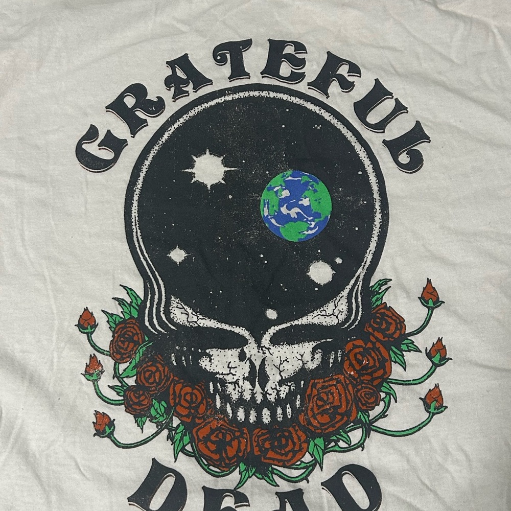 Grateful Dead Long Sleeve Cutoff Graphic Tee (sz:XL) - Picture 2 of 3